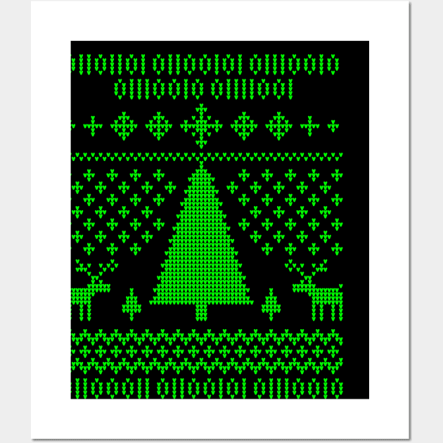 Binary Christmas Wall Art by manikx